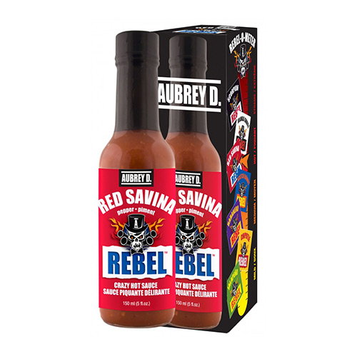 Aubrey D. Rebel RED SAVINA Hot Sauce 150ml