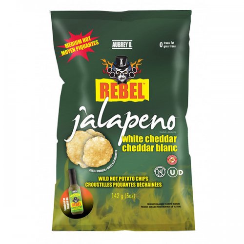 Aubrey D. Rebel JALAPENO CHEDDAR Potato Chips 142g