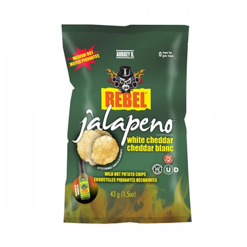 Aubrey D. Rebel JALAPENO CHEDDAR Potato Chips 43g