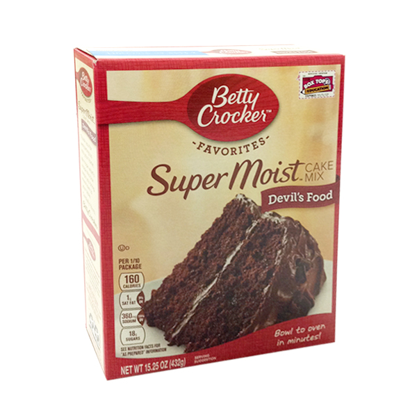 Betty Crocker Cake Mix Devil's Food