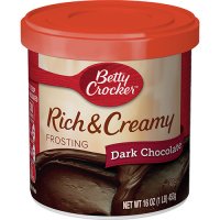 Betty Crocker Dark Chocolate Rich & Creamy Frosting 16oz