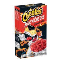 CHEETOS Mac and Cheese Flamin' Hot 160g UPC 015300200234