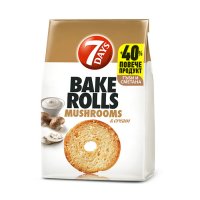 7Days Bake Rolls Mushrooms and Cream 112g EAN 5201360609802