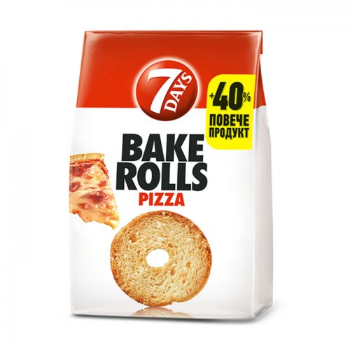 7Days Bake Rolls Pizza 112g 5201360609307