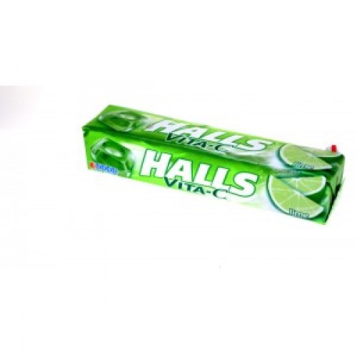 HALLS Lime & Vitamin C Drops