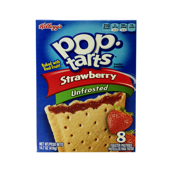 Kellogg’s Pop Tarts Frosted Strawberry 416g/14,7oz - Kellogg’s Pop ...