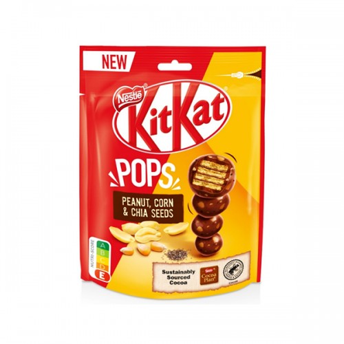 Nestle Kit Kat POPS Peanut, Corn & Chia 110g