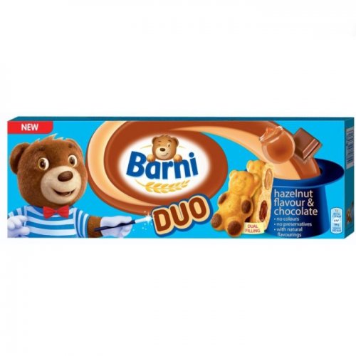 Barni Duo Hazelnut and Chocolate 150g EAN 7622210935823