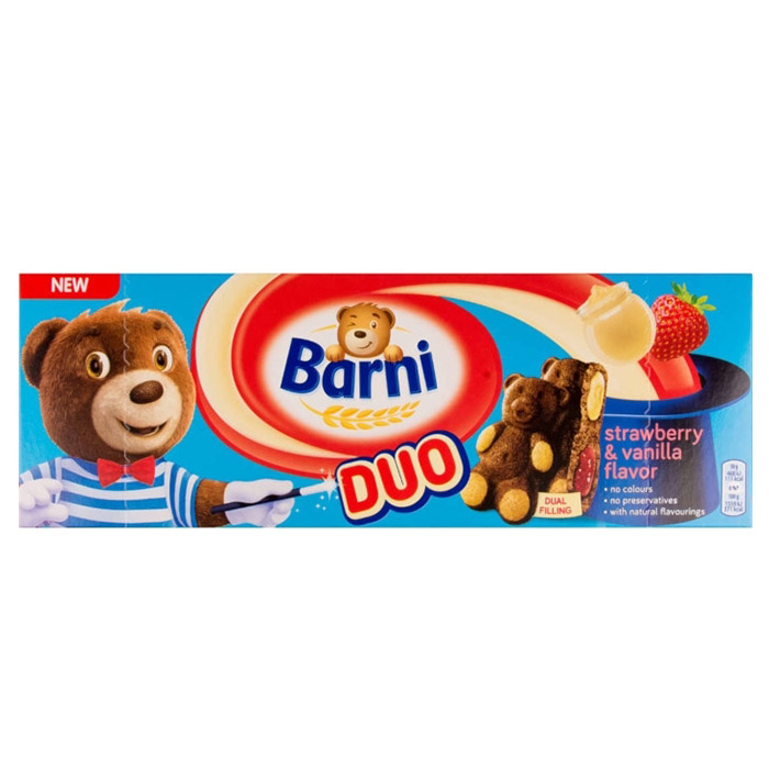Barny Chocolate Sponge Bear Biscuits 5x25g | Sainsbury's