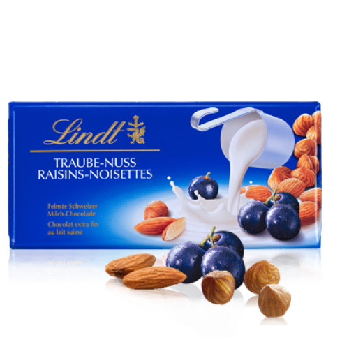 Lindt Swiss Classic Raisins Hazelnuts