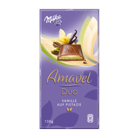 Milka Amavel Duo Vanilla & Pistaccio 130g