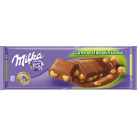 Milka Whole Hazelnuts Chocolate 300g