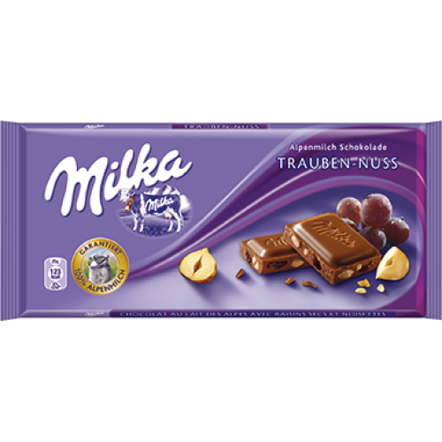 Milka Raisins & Nuts Chocolate 100g