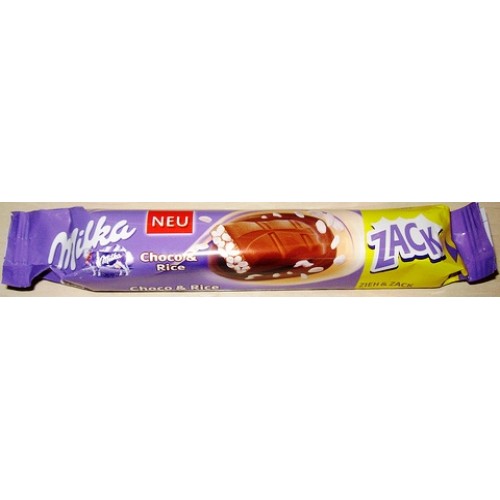 Milka GO (Zack) bar Choco & Rice 42g