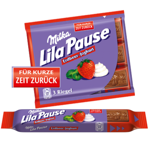 Milka Lila Pause Strawberry 38g