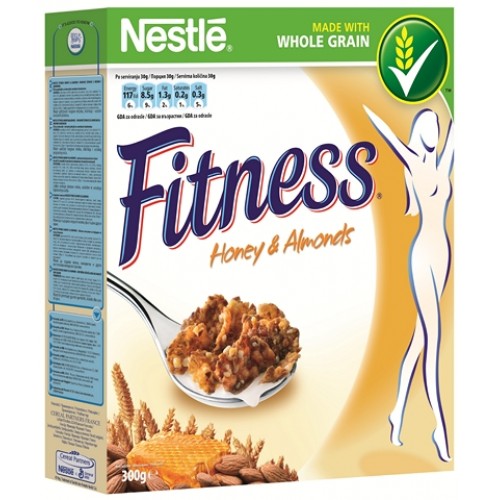 Nestle Fitness Honey & Almonds 300g