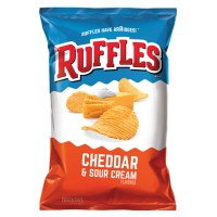 RUFFLES® Cheddar & Sour Cream 6.5oz (184.2g)