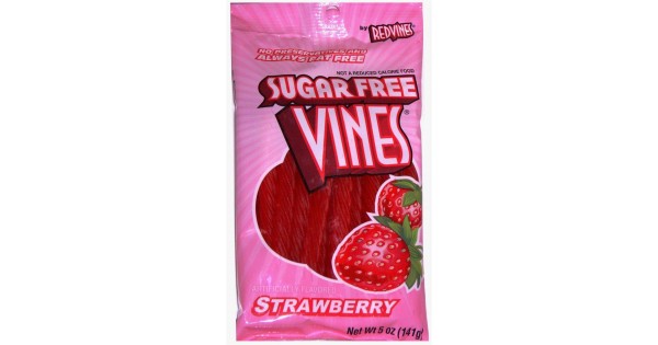 American Licorice Sugar Free Strawberry Twists 5 Oz Bag