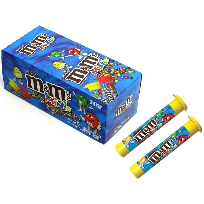 M&Mâ€™s Minis Milk Chocolate Candies Tube